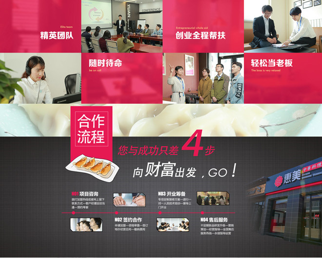 開餃子店請(qǐng)認(rèn)準(zhǔn)惠美餃子